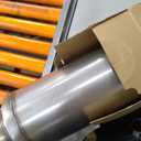 A-KARCK 4" Inlet Exhaust Resonator, 4" Inlet 4" Outlet 30" Overall Length Muffler Resonator Stainless Steel
