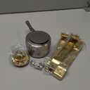 Cheardia 8 Pack Chafing Fuel Holder, Stainless Steel Chafe Wick Fuel Holder with Safety Cover Canned Heat Box Holder for Chafing Dish, Buffet, Barbecue, Parties