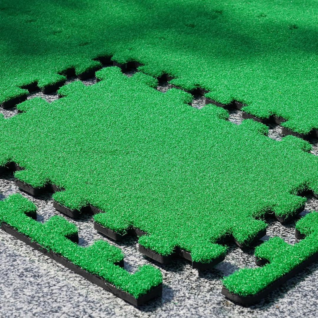 GAIARENA Outdoor Indoor Rug Turf Mat Doormat for Patio/Porch/Golf Simulator/Exercise/Fitness/Flooring, 75.6 * 49.6 in (6.3 * 4.13ft, 0.71 in Thick)