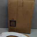 Mayfair Cassel Slow Close Toilet Seat, Easy Clean, Non Slip Premium Wood Seat, Easy Install, Made in USA, Elongated, White