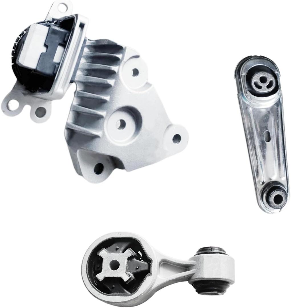Engine Motor & Transmission Mount Kit - 3Pcs Compatible with Nissan Rogue/X-Trail 2014-2020 & Renault Koleos 2017-2019 L4 2.5L, Replaces OE A4367 A4366 A4364 9903 9858 9857