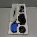 6-in-1 Electric Aquarium Gravel Cleaner, 530GPH Fish Tank Vacuum with Water Changer, Sand Washer & Debris Remover, Quiet 32W Pump & Telescopic Pole for Freshwater & Saltwater Tanks (Blue)