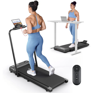 THERUN Walking Pad, 2.5 HP Under Desk, 2 in 1 Foldable for Home, Walking Pad with Handle Bar, 15" Widened Running Belt with Remote Control & LED Touch Screen