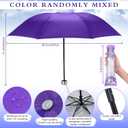 Silkfly 36 Pack Bulk Umbrellas Folding Windproof Compact Umbrella for Rain Sun Colorful Portable Mini Travel Umbrella Pack for Women Men Teens