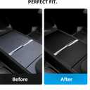 Center Console Cover 3Pcs Designed for Refresh Model 3 2024-2027/Model Y Juniper 2026,Center Console Accessories for Model 3/Y Refresh 2026 Interior Black