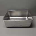 Stainless Steel Litter Box, Metal Cat Litter Box with High Sides, Odor-Free, Non-Stick, Easy to Clean, 17.5"13.6"5.9", Ideal Size for Small to Medium Cats, Litter Tray