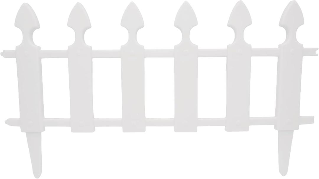 EasyFlex 24.9' Picket Border Fence Kit, White