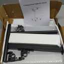 2-Tier TV Tray with Wheels, Adjustable Height & Angle, Wooden Side Table for Sofa  360 Swivel C-Shaped End Table for Meals, Coffee, Snacks, Books & Tablets  Rustic Brown