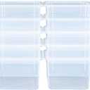 Wood Designs Cubby Storage Bin, Heavy Duty Plastic Containers for Kids Translucent Clear Cubby Tray Set of 20