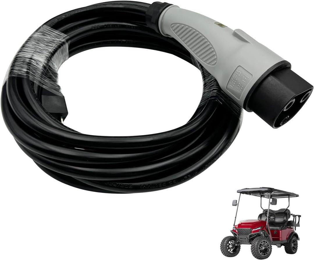 2CR910 Charging Power Cord Assembly 8.2FT Replacement for MadJax XSeries Storm Star EV Golf Carts, UL Listed