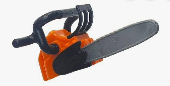 2 mini chainsaws toys