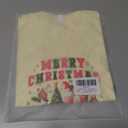 Boys Christmas Shirt for Kids Girls Toddler Ugly Funny Xmas T-Shirt Short Sleeve Cotton Tee Top 2-8 Years (Cream Merry Christmas)