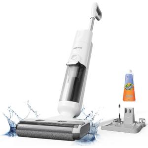 Proscenic F10 Pro Cordless Wet Dry Vacuum Cleaner, Vacuum and Mop Combo with One-Button Auto Self-Cleaning, 3-in-1 Vacuum Mop for Hard Floors, High-Capacity Dual Tanks, Edge Clean, Ease of Use