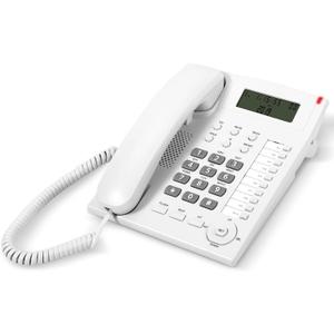 Corded Phone with Caller ID, Landline Phones for Home & Office Featuring 10 one-Touch Speed dial Buttons, Speakerphone, Mute Redial Function, Can Be Used as a Desk Phone, Adjustable Ringer Volume