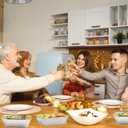 WorldBazaar Cute Thanksgiving Leftover Containers 36PCS Thanksgiving Take Home Containers with Lids Fall Turkey Foil Pans Food Sacks Storage Harvest Party Supplies