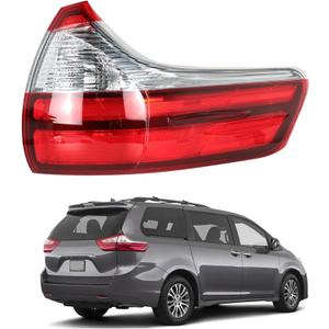 labwork Passenger Side Tail Light Replacement for Toyota Sienna Base L LE XLE Limited Model 2015-2020 Rear Tail Light Brake Lamp Assembly RH Right Side 8155008050 TO2805123