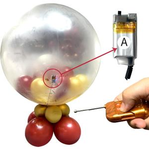 Exploding Balloon, Remote Explosion Control Tool for Wedding, Birthday Parties - Reusable, Pop Tool (1-6)