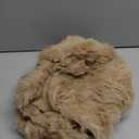 MANDIOO Pack of 2 Thick Plush Wool Decorative Throw Pillow Covers Super Soft Wave Bubble Fur Velvet Cushion Covers Pillow Shams for Couch Bed Living Room 22x22 Inch Camel