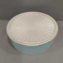 Tupperware Heritage Collection 7.6 Cup Cookie Canister, Vintage Blue Color, Dishwasher Safe and BPA Free Container (1.8 L)