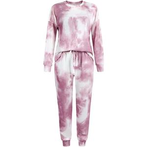 MYGBCPJS 2Pcs Kids Girls Tie Dye Sweatsuit Child Cotton Long Sleeve Outfits Set Sport Tracksuit Tops + Sweatpants