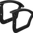 2pcs Office Chair Armrest Rings Plastic Replacement for Desk Gaming Chairs Fit Arm Rest Accessories for Office Workers
