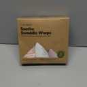 3-Pack Organic Baby Swaddle Sleep Sacks - Swaddles for Newborns, Infant 0-3 Months, Baby Girls, Boys, Soft & Snug Newborn Sleep Sack, Nursery Swaddling Blankets (ABC Land Rose, OS)