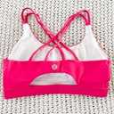 Running Girl Sports Bras for Women Medium Support, Criss-Cross Strappy Sports Bra Workout Yoga Bra with Removable Cups M