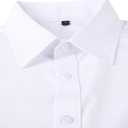 Dress Shirts for Men's Long Sleeve Button Down Shirt Slim Fit Business Formal Stretch Shirt