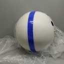 Moor Mooring Buoy for Boat White Ball with Reflective Blue Stripe Attractive Illuminated Buoy (12 Inch)