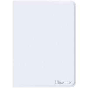 Ultra Pro ULP16176 Pro Zippered Vivid Binder White - 9 per Pocket