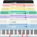 The ONE Smart Keyboard COLOR 61 Keys Piano Keyboard, Music Keyboard with 256 Timbres, 64 Polyphony, 2 Speakers, Built-in LED Lights and Free Apps (Blue), 35.12 x 11.73 x 3.37 inches