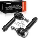 A-Premium 2 x Front Outer Tie Rod Ends, Compatible with Chevy Silverado 1500 & 2500, Tahoe, Suburban 1500 & 2500, Avalanche 1500, GMC Yukon (XL 1500 & 2500), Sierra, Cadillac Escalade (ESV & EXT)