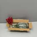 Watayo 45 Pcs Christmas Artificial Pine Branches with Red Berry Stems, 10.5" Faux Evergreen Norfolk Pine Cypress Leaves Stems, Fake Foliage Pine Needles Picks for DIY Craft Garland Home Decor