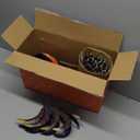 LIFFY Metal Chicken Yard Decor, 20" Rooster Outdoor Garden Solar Lights,Rooster Decorative Statues Outside with Led Light for Landscape Patio Lawn Backyard (Yellow & Orange)