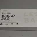 Plastic Bread Bags for Homemade Bread, Freezable Seal Tight Cellophane Bags for Loaves, Sourdough Bagels (50 Packs) Orange (12.6" x 10.6")