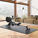Treadmill Mat,  84"x36"x6mm Thick Exercise Equipment Gym Mat for Hardwood FloorCarpet, Compatible with Peloton Bike, Indoor Spin Bike, Elliptical