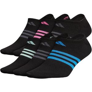 Women's No Show Addida Socks, Medium