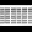 HVAC Premium 28 x 20 Duct Opening Steel Return Air Filter Grille, for 1-inch Filter, Removable Door, Flat Stamped HVAC Vent Cover Grille, Outer Dimensions 30.5 x 22.5