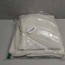 PrinceDeco Primitive Textured Linen 100% Blackout Curtains for Bedroom/Living Room Energy Saving Window Treatment Curtain Drapes, Burlap Fabric with White Thermal Insulated Liner (52 x 96in, Natural)