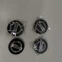 4PCS Wheel Center Caps for Nissan, 54mm/2.12" Car Wheel Hub Caps ABS Rim Center Hub Cover (Black)