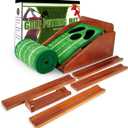 Putting Green Indoor,Golf Putting mat with Auto Ball Return Premium Golf Putting Mat for Home, Office, or Outdoors Golf Gift for Men & Women, Practice Anywhere