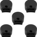Bonsicoky 5 Pcs Silicone Clarinet Thumb Rest Cushions, Protector for Most Clarinets, Oboe - Black