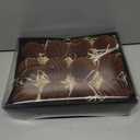 12 Pcs 3.15 Inch Velvet Christmas Tree Ornaments BulkFlocked Christmas Balls Plastic Shatterproof Xmas Hanging Ornaments Decorations Set for Tree Garland Wreath (Brown)