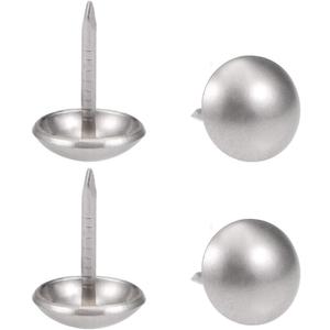 Upholstery Tacks,100pack,Nailhead Decorative Trim, Furniture Tacks for Sofa, Chair, Bed and Other Furniture (Silver)