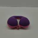 COOLBEBE Kids Travel Neck Pillow, Softly Double Support Neck Pillow for Car & Airplane, Traveling Gifts for Toddler & Children (1, Pinkish Purple)