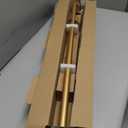 Curtain Rods for Windows 32-96 Inch, 1 Inch Adjustable Flash Gold Curtain Rod Set with Brackets, Easy Install