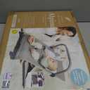 Baby Delight Alpine Deluxe Portable Bouncer | Infant | 0 6 months | Charcoal Tweed