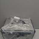 Medicine Lock Box with Code, Locking Medicine Box with Removable Tray & Pocket Bag, Portable First Aid Box for Home, 12 * 7.7 * 7.9 Inch (Black)