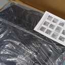 2019-2024 Dodge Ram 1500 New Body Crew Cab Floor Mats, Anti-Slip 3D Custom Fit TPE Floor Liners for 1st & 2nd Rows, All-Weather Rubber Mats with Detachable Weather Strips, Odorless & Easy to Clean (White)