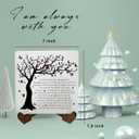 Wooden Sympathy Plaque with Stand  A Limb Has Fallen from The Family Tree Memorial Sign  Bereavement Condolence Gifts for Loss of Loved One  Tabletop Remembrance Decor